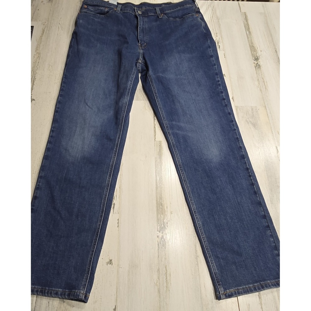 Levis 541 Athletic Taper Mens Jeans 38x32 Medium Wash Blue Denim Stretch EUC